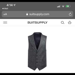 New Suitsupply vest